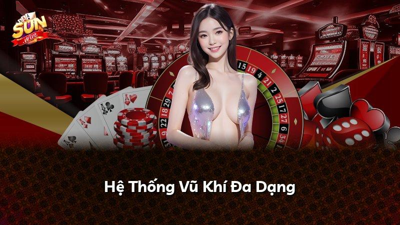 Hệ Thống Vũ Khí Đa Dạng